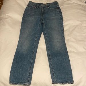 Madewell 25 Classic strait jean
